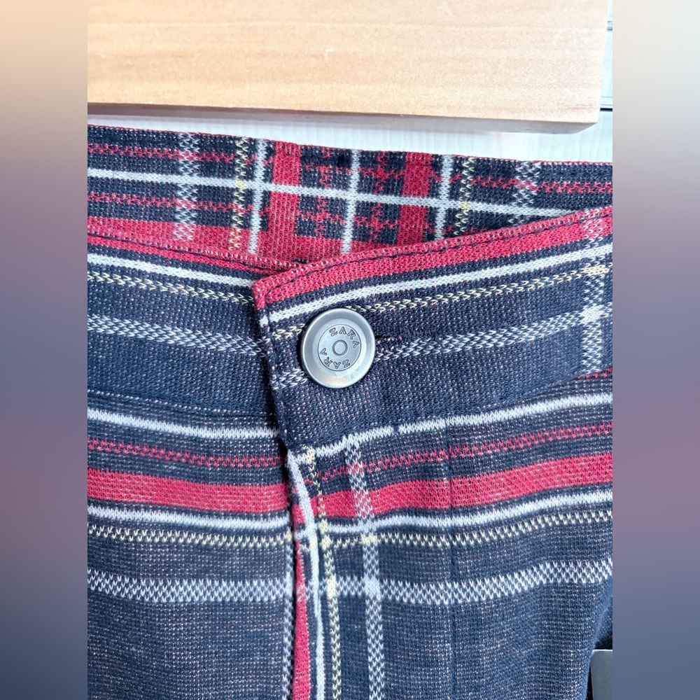 NWT Zara Men's Plaid Pants Size L - Picture 3 of 7